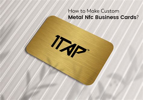 metal business card with nfc|custom metal nfc business cards.